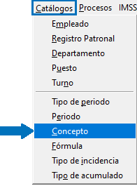 B) Configurar Conceptos