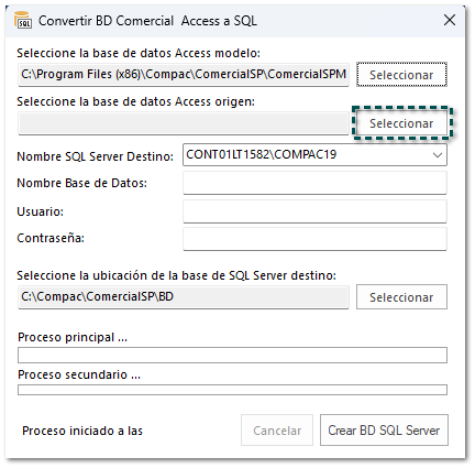Convertir bases de datos de Microsoft® Access a SQL Server®