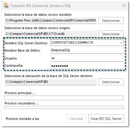 Convertir bases de datos de Microsoft® Access a SQL Server®