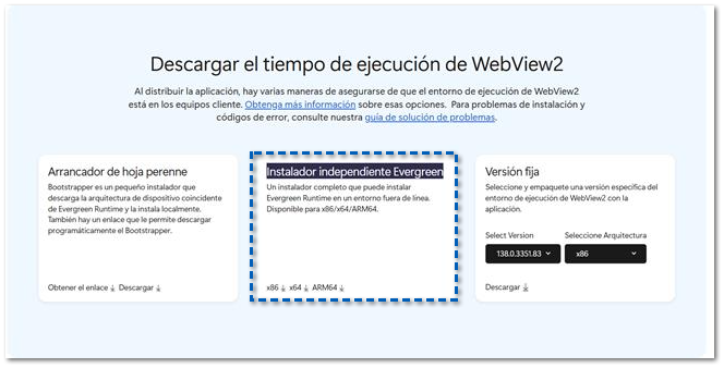 WebView2 instalador
