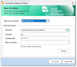 Conectar base de datos